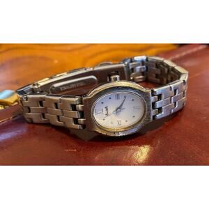 Women's Silver Tone Alba Watch, Link Bracelet Band, New Battery
